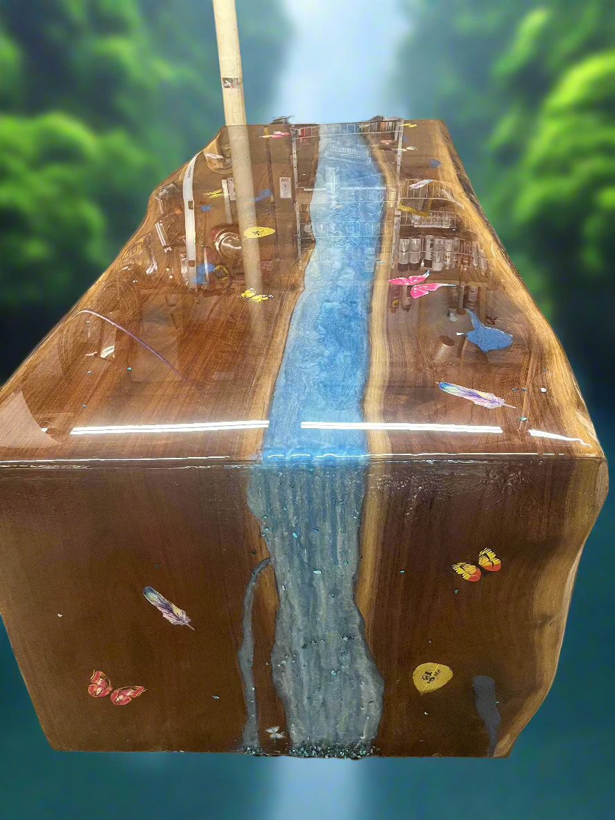 Waterfall river table