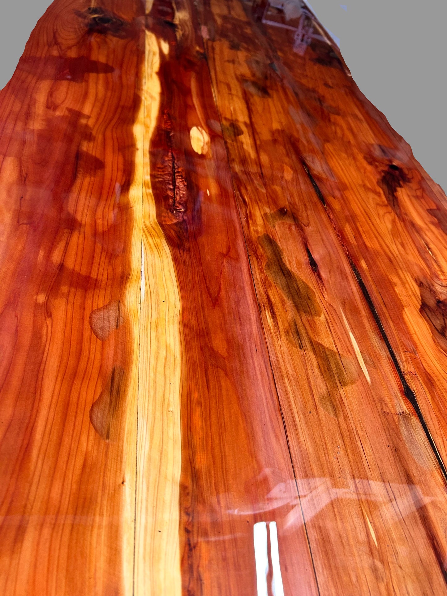 Red Cedar Epoxy Kitchen Counter
