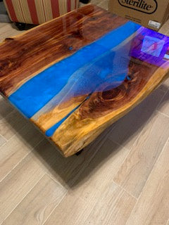 Live Edge Red Cedar Blue River Coffee Table